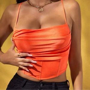 Orange sxy top